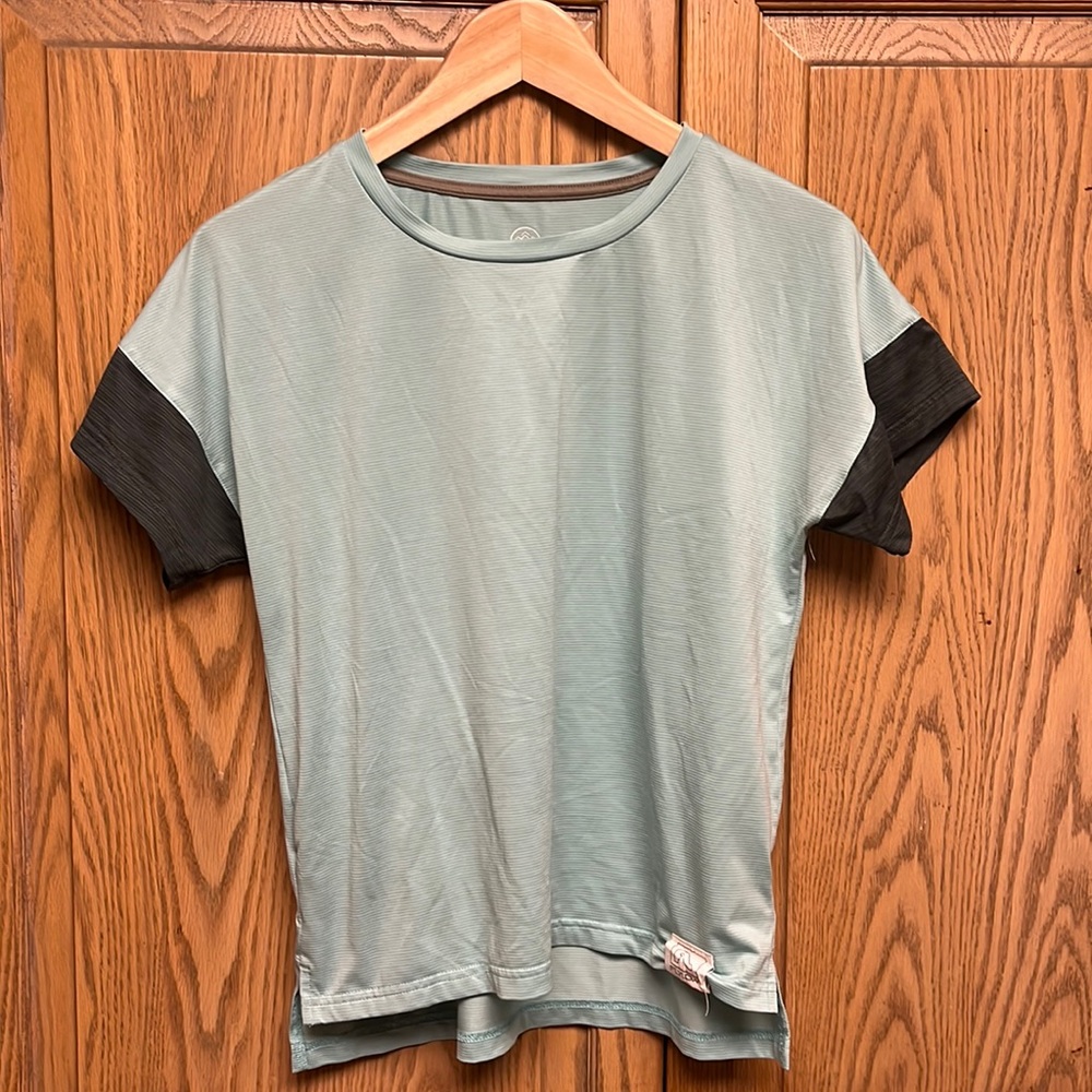 Fly Low Turquoise Blue Mountain Biking Outdoor shirt